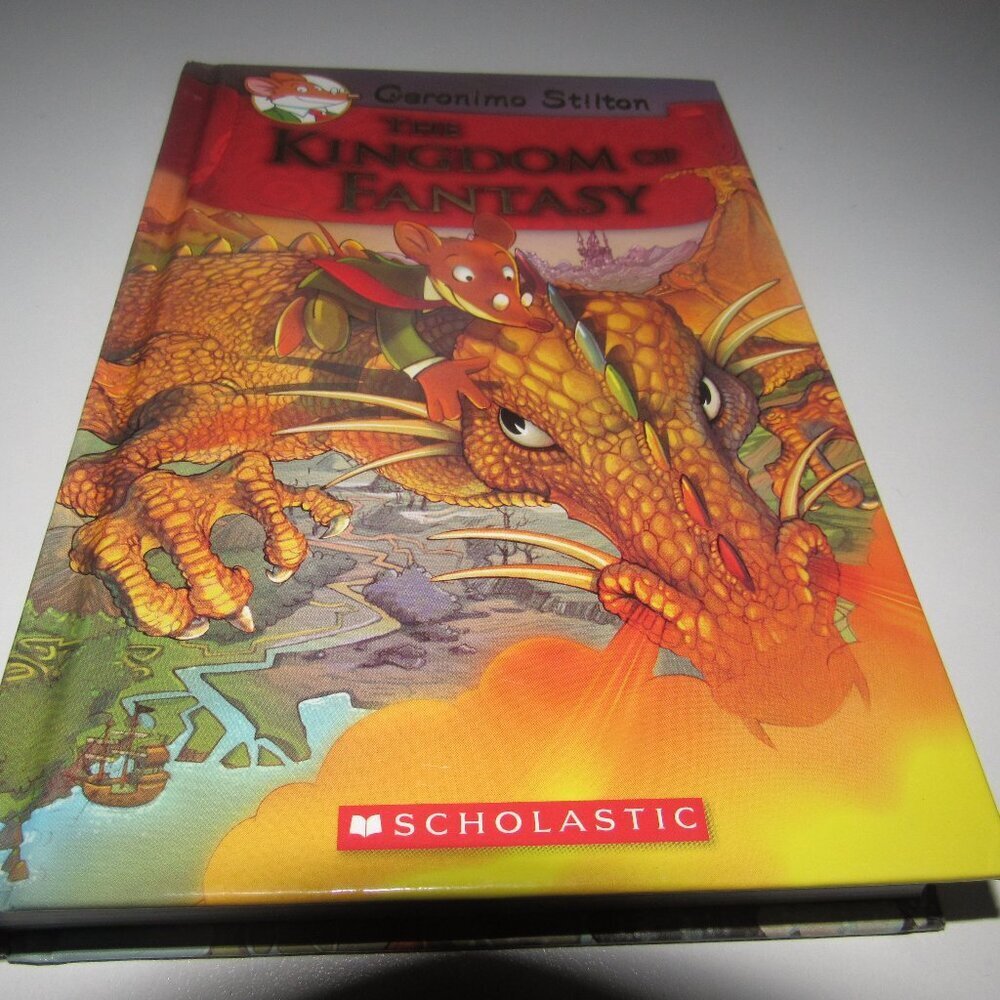 Geronimo Stilton THE KINGDOM OF FANTASY Color Illustrated Hardcover Book